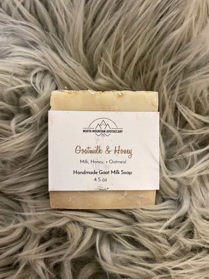 Goat milk and honey soap bar