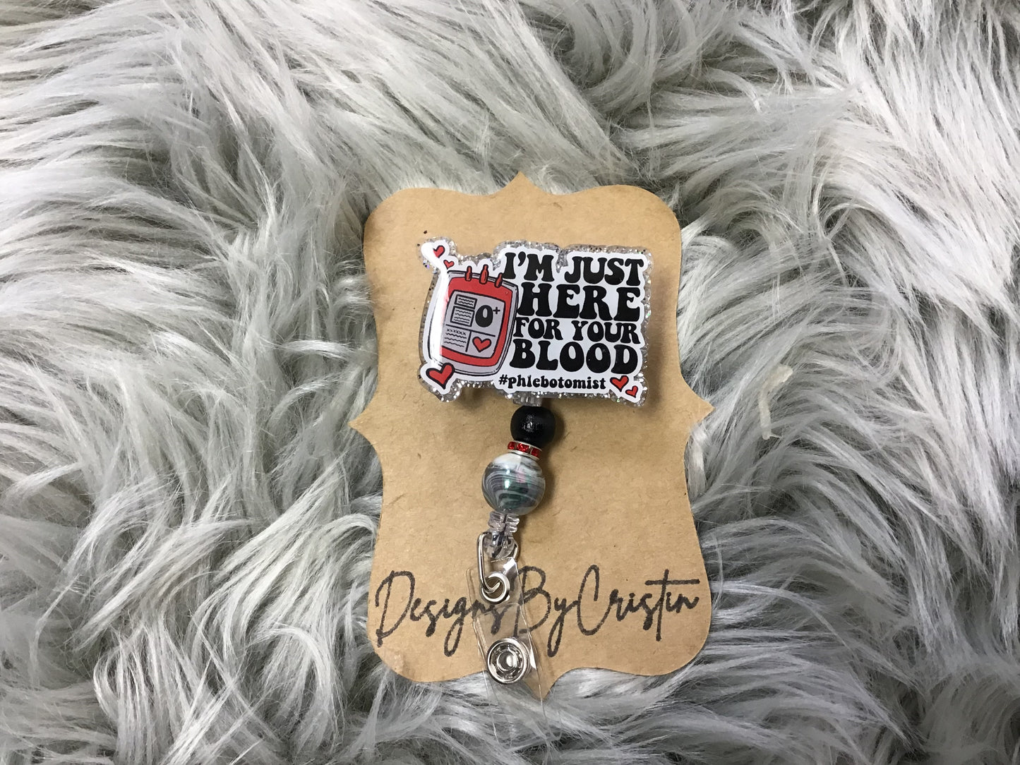 Phlebotomist Badge Clip