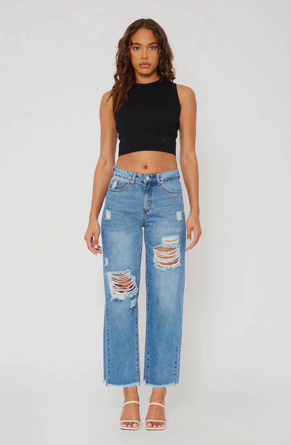 Monkey Ride High Rise Dad Jeans