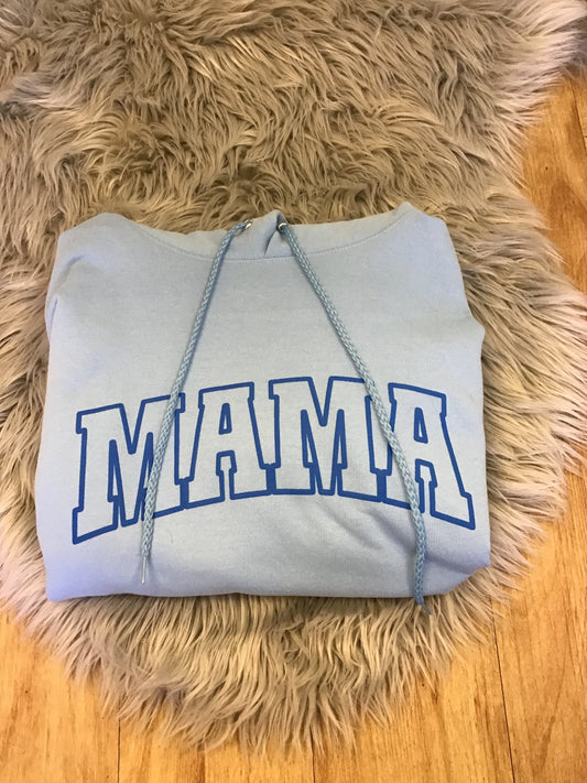 Light blue Mama Hoodie Large