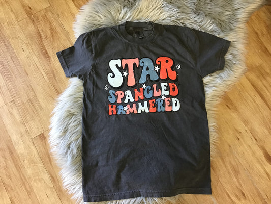 Star Spangled Hammered Tee Shirt