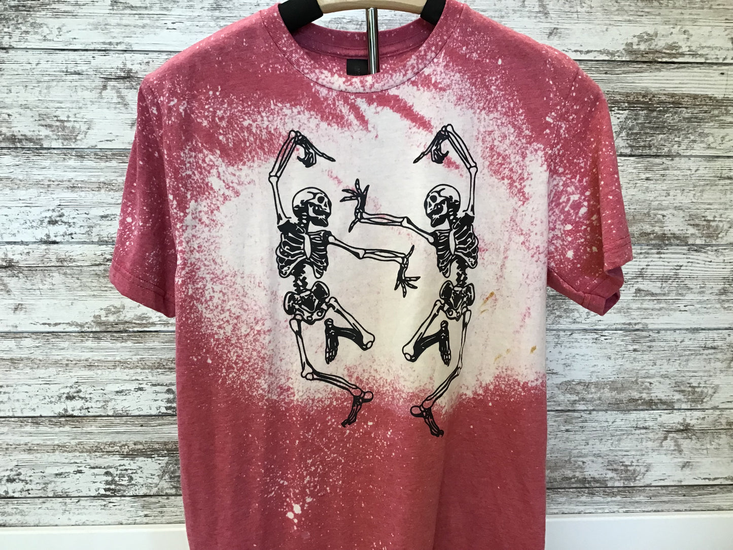 Red Bleach Skeletons  Tee Shirt