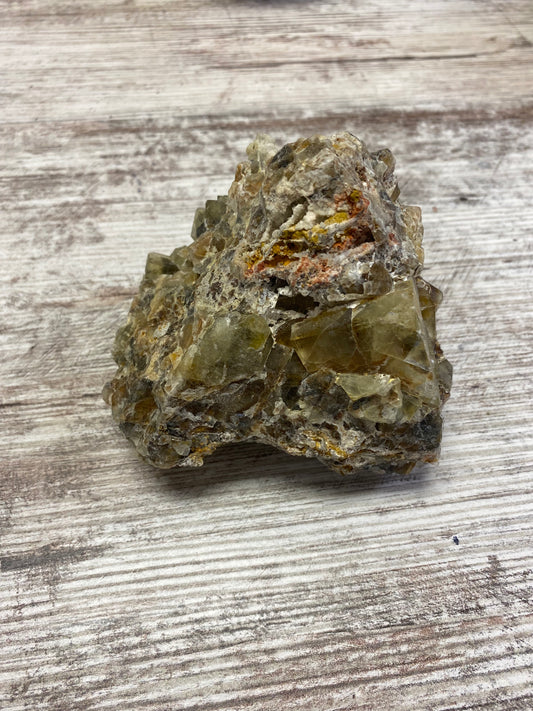 Yellow fluorite