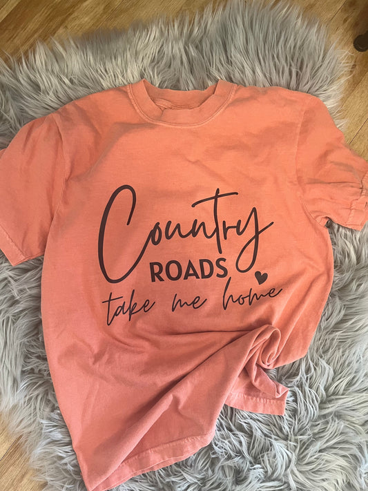 Country Roads Take Me Home Tee