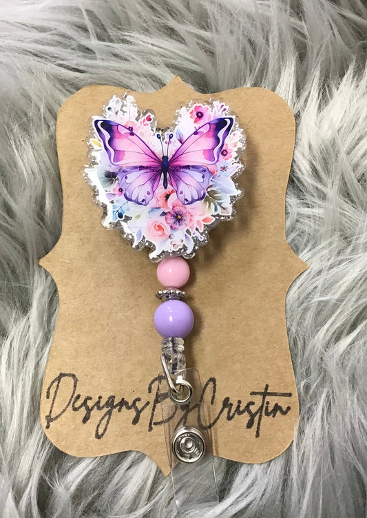 Butterfly Badge Clip