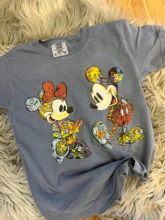 Youth Colorful Mickey Shirt