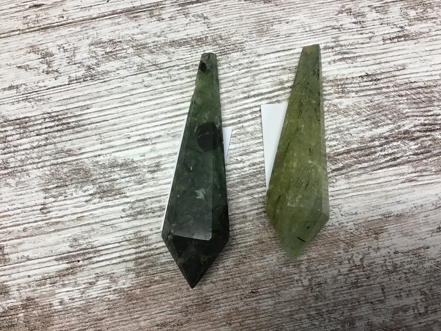 Prehnite Epidote   Wand