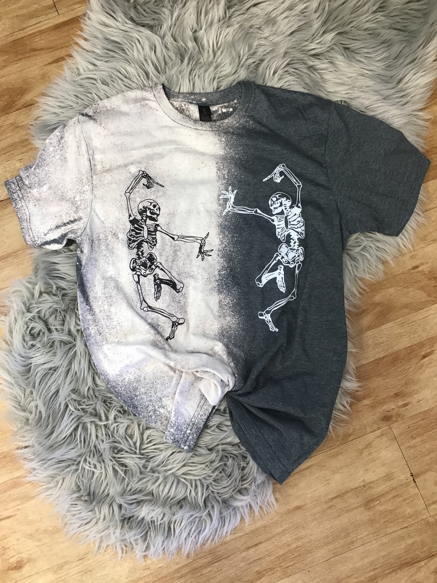 Skeleton Bleach Tee Shirt