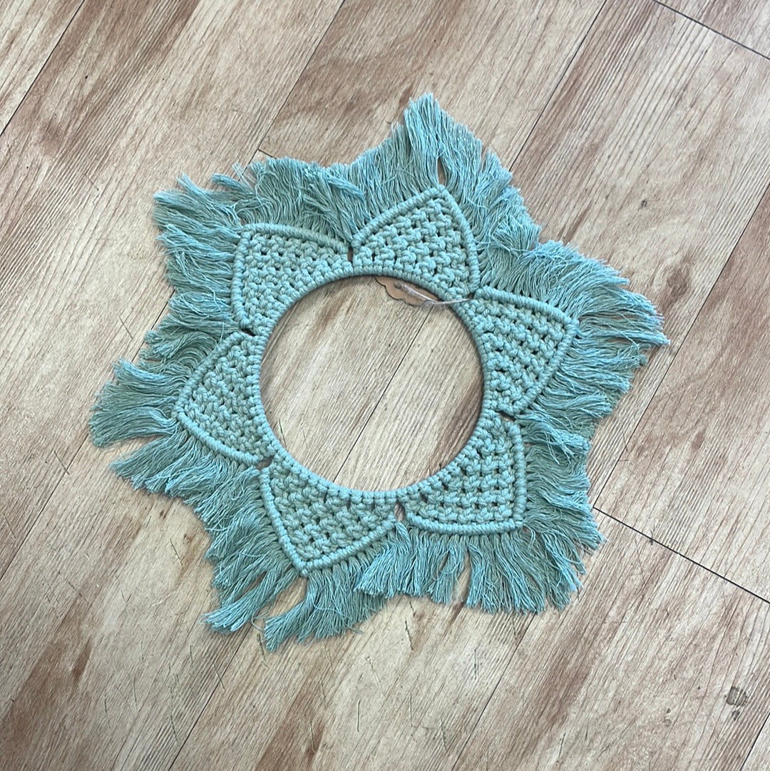 Custom Green Flower Circle